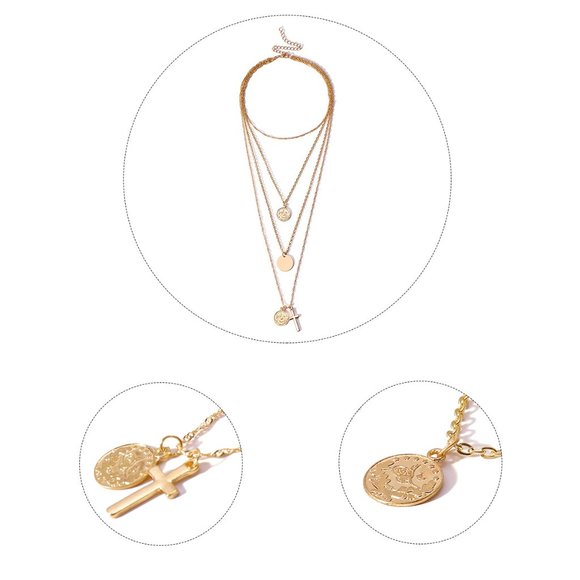 Europe Ancient Coins Maria Choker Necklace Sets - Picture 3 of 11